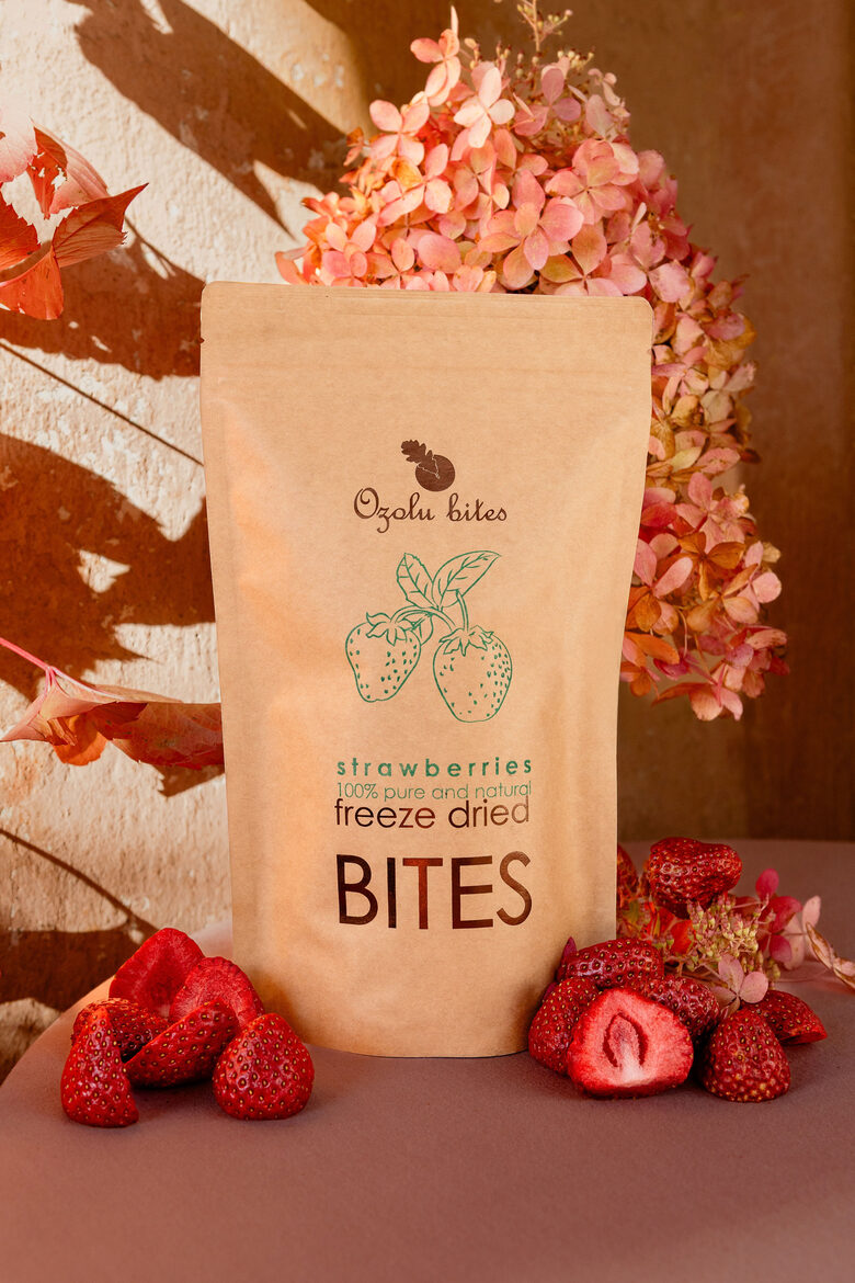 Aukstumā žāvētas LATVIJAS zemenes 